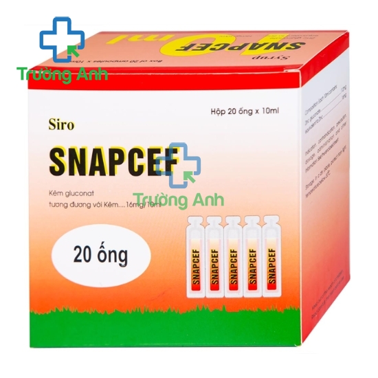 Snapcef (ống) - Thuốc bổ sung kẽm hiệu quả