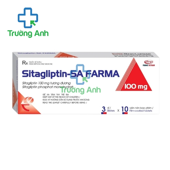 Sitagliptin-5A Farma 100mg Éloge - Thuốc điều trị đái tháo đường hiệu quả