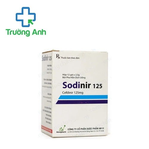 Sodinir 125 Amvipharm - Thuốc điều trị nhiễm khuẩn hiệu quả