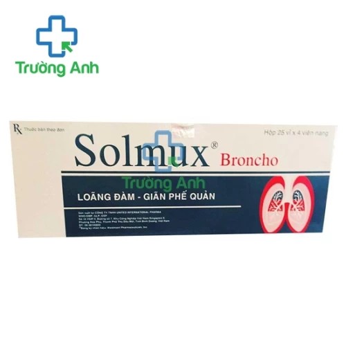Solmux Broncho Cap.2/500 - Thuốc trị ho hiệu quả