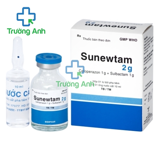Sunewtam 2g - Thuốc điều trị nhiễm trùng đường hô hấp của Bidiphar