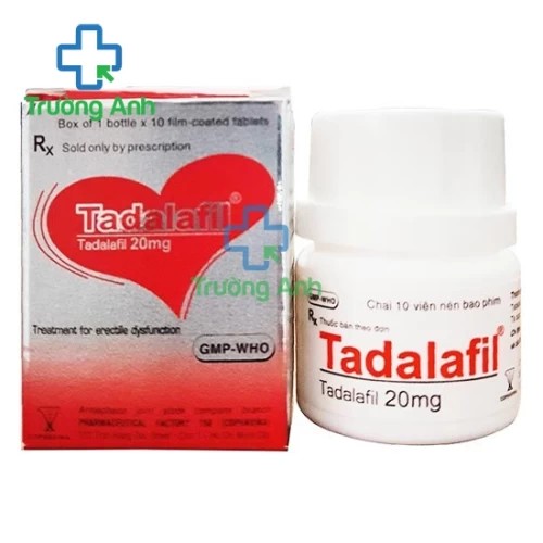 Tadalafil 20mg Cophavina (lọ) - Điều trị rối loạn cương dương hiệu quả 