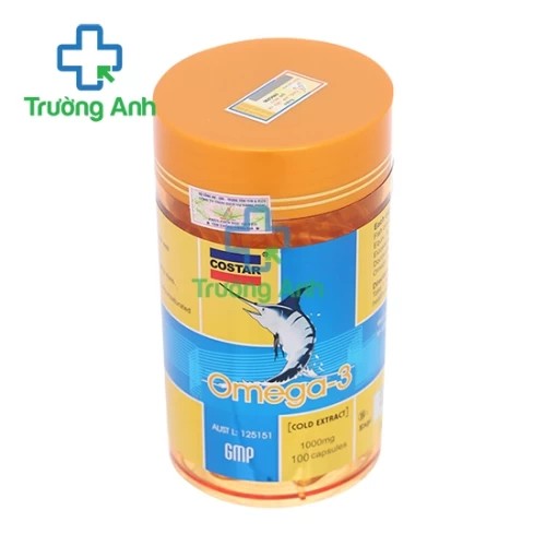 Omega-3 Costar (100 viên) - Viên uống giúp hỗ trợ cải thiện sức khỏe