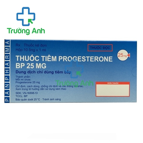 Progesterone injection BP 25mg Rotexmedica - Thuốc điều trị chảy máu cổ tử cung của Đức