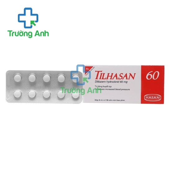 Tilhasan 60 - Thuốc điều trị tăng huyết áp và cơn đau thắt ngực hiệu quả