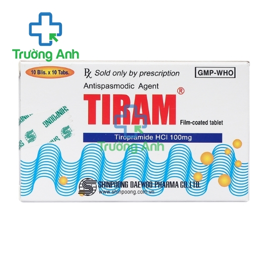Tiram - Thuốc chống co thắt cơ trơn ở hiệu quả ở đường tiêu hóa
