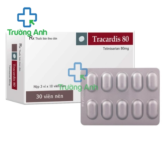 Tracardis 80 TV.Pharm - Thuốc điều trị tăng huyết áp hiệu quả