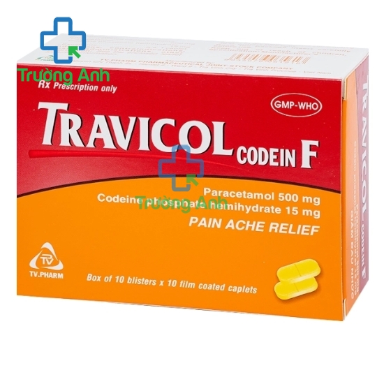 Travicol codein F - Thuốc giảm đau từ nhẹ đến nặng vừa của TV.pharm