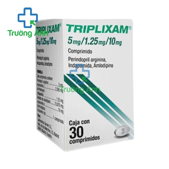 Triplixam 5mg/1.25mg/10mg Servier - Thuốc điều trị tăng huyết áp