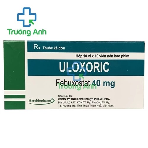 Uloxoric 40 - Thuốc điều trị tăng acid uric máu hiệu quả của Hera