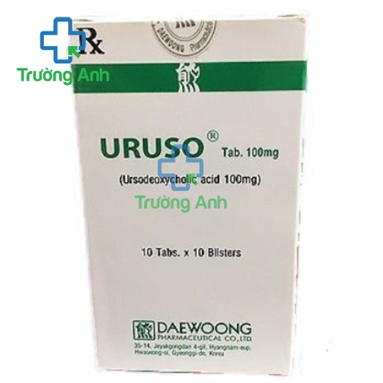 Uruso 100mg - Thuốc điều trị sỏi mật, sơ gan hiệu quả của Hàn Quốc
