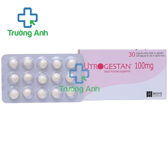 Utrogestan 100mg - Thuốc điều trị nội tiết tố nữ hiệu quả của Bỉ