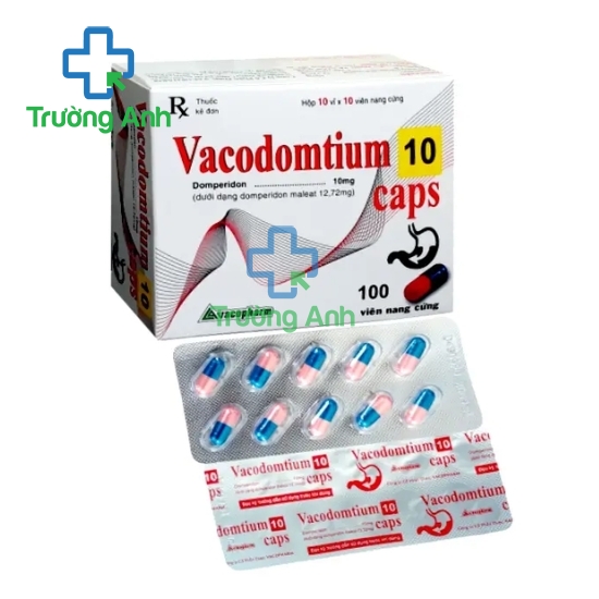 Vacodomtium 10 caps - Thuốc điều trị buồn nôn và nôn hiệu quả
