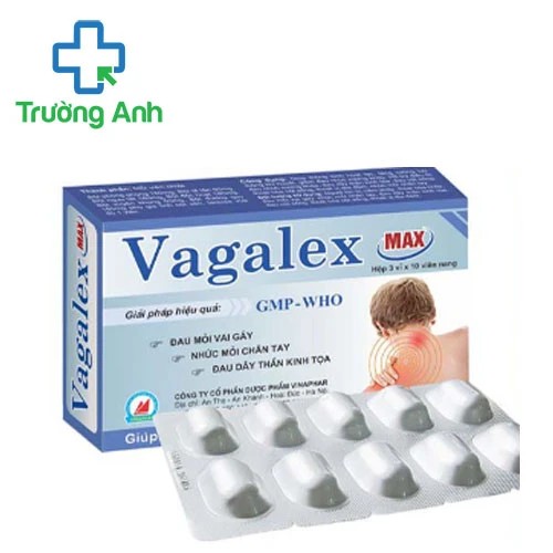 Vagalex Max Vinaphar - Hỗ trợ giảm đau nhức mỏi vai gáy hiệu quả
