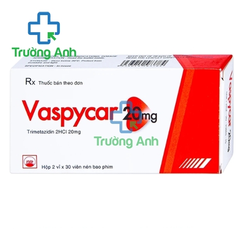 Vaspycar 20mg - Thuốc điều trị đau thắt ngực của Pymepharco
