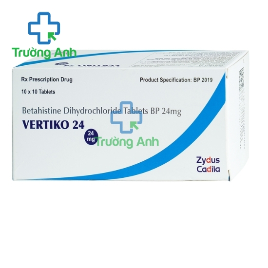 Vertiko 24 - thuốc điều trị các triệu chứng chóng mặt của India