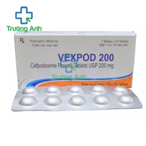 Vexpod 200 - Thuốc điều trị điều trị các nhiễm khuẩn của Ấn Độ