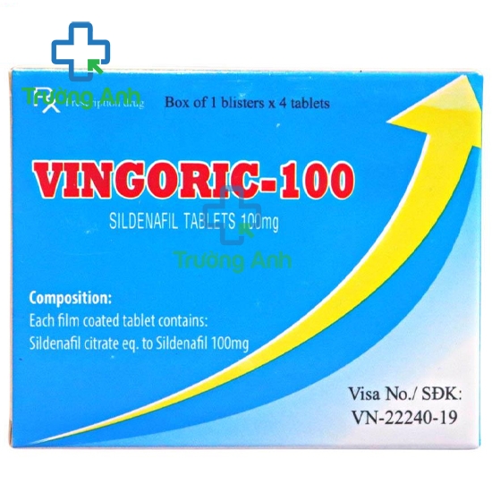 Vingoric 100 - Thuốc điều trị rối loạn cương dương hiệu quả của Ấn Độ