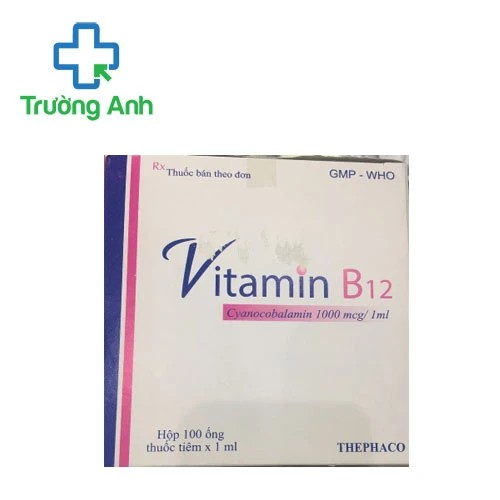 Vitamin B12 Thephaco - Thuốc điều trị thiếu máu ác tính hiệu quả