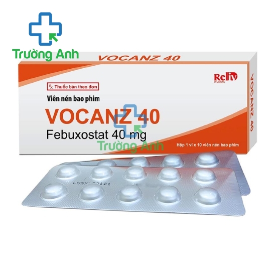 Vocanz 40 - Thuốc điều trị tăng acid uric máu hiệu quả