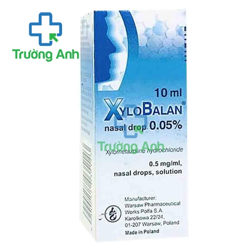 Xylobalan Nasal Drop 0,05% - Thuốc trị viêm xoang cấp, viêm mũi dị ứng của Poland