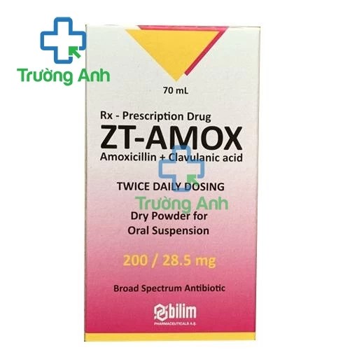 ZT-Amox 200/28.5mg Bilim - Thuốc điều trị nhiễm khuẩn hiệu quả
